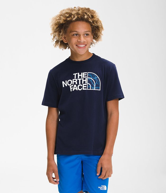 The North Face Τοπ Σκουρο Μπλε Παιδικα Κοντομανικα Graphic Tee - Greece 8146VCKUE